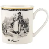 Villeroy & Boch 6x Villeroy & Boch Audun Chasse, Kopje, Veelkleurig