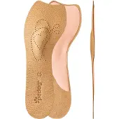 Pedag Maat 36 Lady 3/4 leren inlegzool voor hoge hakken schoenen met spreidvoetpolster voor optimaal comfort