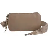 Liebeskind berlin Schoudertas 'Clarice' beige / zilver