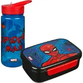 Scooli Spiderman set broodtrommel en drinkfles