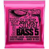 Ernie Ball Super Slinky 2824 Nickel Bass 5 String 40-125