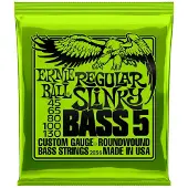 Ernie Ball Regular Slinky 2836 Nickel Bass 5 String 45-130