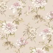 Rasch Madeline Bloemen Behang: Natuurlijke Schoonheid van Ginger Tree Design 256139
