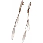 Charme Bijoux 2-Delige -Zilveren-Lange oorbellen-