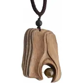Charme Bijoux Ketting woody- Drifthout -bruin- kraal -