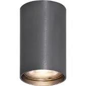 QAZQA Moderne opbouwspot gunmetal GU10 50mm - Tuba