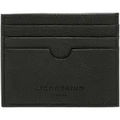Liebeskind berlin Leren Kaarthoes Men Wallets Harris Card Holder Black Zwart