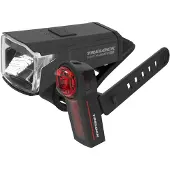 Trelock verlichtingsset LS 440 LIGHTHAMMER 40 USB & Vector Basic SET Set