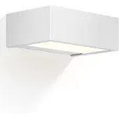 DECOR WALTHER Wandlamp Box N, dimbaar, wit / opaal, Badkamer, Messing, Modern, Wandlamp