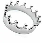 Black Label - RVS Cock Crown - Diverse diameters 38 mm