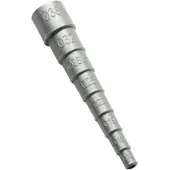 Talamex Universal Straight Connector 13-38 Mm Zilver