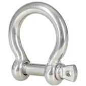 Talamex Shackle 5 Units Zilver 10 mm