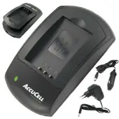 AccuCell ALPHA300 - Snellader - Geschikt voor Panasonic CGA-S004 DMW-BCB7