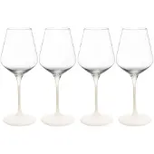 Villeroy & Boch Witte Wijnglas Manufacture Rock (Set van 4)