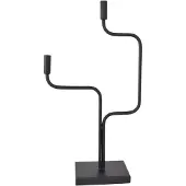 Loft42 Shine Kaarsenstandaard Zwart - Metaal - 47x32x15