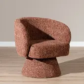 Bronx Fauteuil Lenn draaibaar chenille koper
