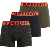 Superdry Boxershorts olijfgroen / oranje / zwart