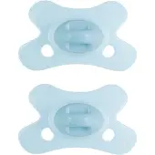 Difrax Fopspeen Dental - 0 tot 6 Maanden - Lichtblauw - 2 Stuks