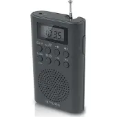 Muse M-03 R, Reisradio, Analoog, FM, PLL, LCD-display, Zwart, Met knoppen