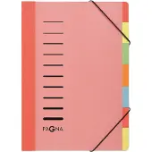 Pagna Sorteermap Durable 1-7 Rood