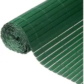 Nature tuinscherm dubbelzijdig 1x3 m pvc groen