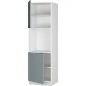 Vicco Fame-Line Ovenombouwkast – 60 cm met open kast Licht blauw-grijs