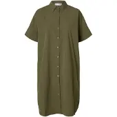 Selected Blousejurk 'SLFBLAIR' olijfgroen