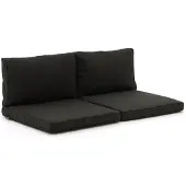 Madison + 10% kassakorting | loungekussenset luxe zit 73x73cm rug 73x40cm 4-delig