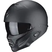 Scorpion EXO-Combat II Solid, modulaire helm ,Mat-Zwart ,S