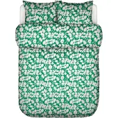 Marc O'Polo Dekbedovertrek Hanne Vivid Green Satijn-200 x 200 / 220 cm | 2-Persoons