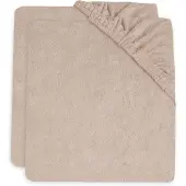Jollein Aankleedkussenhoes Badstof 75x85cm Wild rose (2pack)