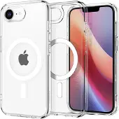 Spigen Ultra Hybrid Backcover MagSafe voor de Apple iPhone 17e / 16e - Clear / White