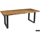 Rousseau Tafel 'nicola' 200 cm rechthoekig mango hout