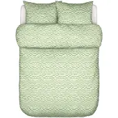 Marc O'Polo Dekbedovertrek Harpa Fern Green Satijn-260 x 200 / 220 cm | Extra Breed