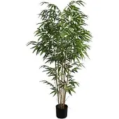Buitengewoon Boet Kunst Bamboe Groen - 150 cm