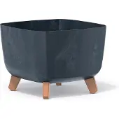 Prosperplast Bloempot Vierkant Gracia Effect 29x29x22cm ANTRACIET