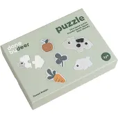 Done by Deer Puzzel - 12 stk - Tiny Farm Colour Mix - - OneSize - Puzzels