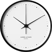 Georg Jensen Koppel Wandklok 20 Cm Zwart - Wandklokken Glas Black - 10015900