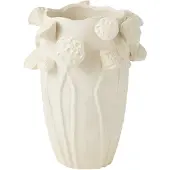 J-Line Vaas botanica lotus klei beige small
