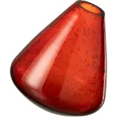 J-Line Vaas topaz glas donker oranje