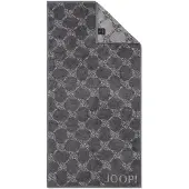 JOOP! Handdoeken Cornflower Handdoek Antraciet 50 x 100 cm
