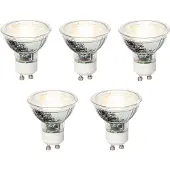 LUEDD Set van 5 GU10 dimbare LED lamp 4W 310 lm 3000K