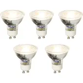 LUEDD Set van 5 GU10 dimbare LED lampen 5W 370lm 3000K