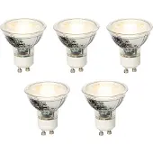 LUEDD Set van 5 dimbare GU10 LED lichtbronnen 4W 300 lm 2700K