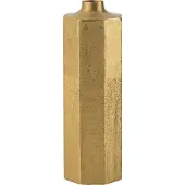 J-Line Vase square metal gold large