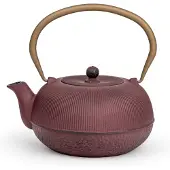 Bredemeijer - Theepot Sichuan 1 L gietijzer Plum rood