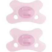 Difrax Fopspeen Dental - 0 tot 6 Maanden - Lichtroze - 2 Stuks