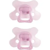 Difrax Dental Fopspeen - 12+ Maanden - Lichtroze - 2 st. female