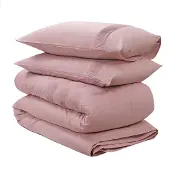 Dreamhouse Dekbedovertrek Bali Pink Katoen-140 x 200 / 220 cm | 1-Persoons