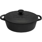 King Hoff Gietijzeren koekenpan 29cm 4,5L KH-2255, Pan + steelpan, Zwart